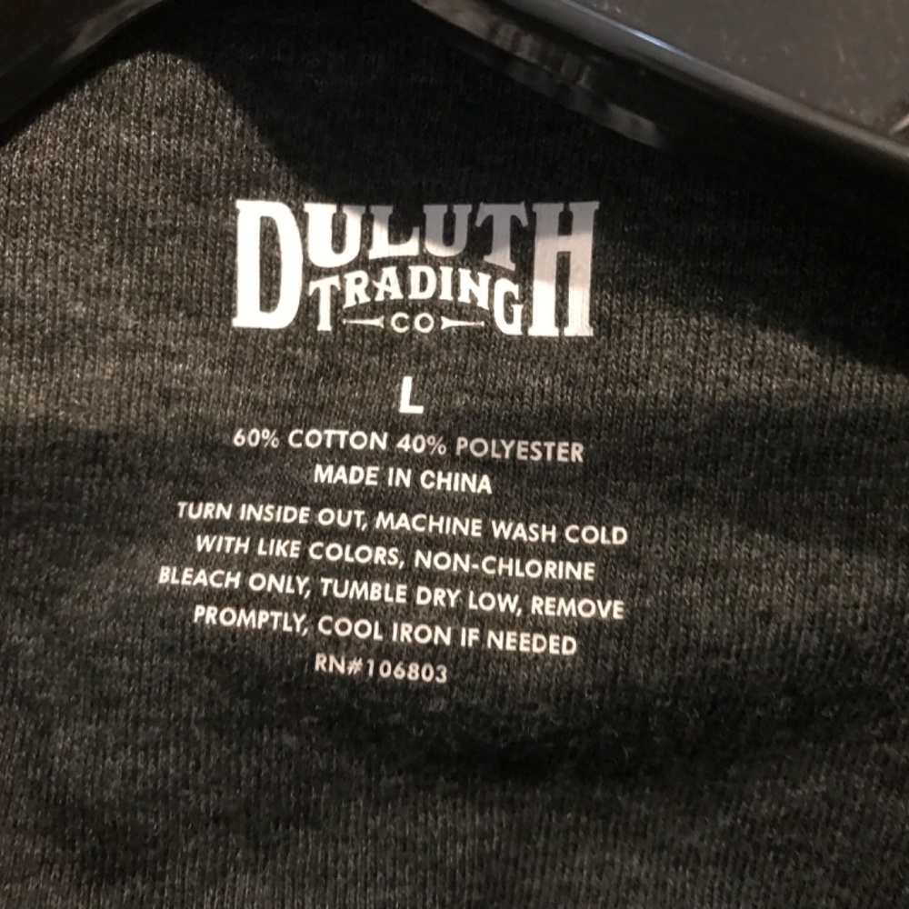 DULUTH TRADING COMPANY WOMEN’S BUTTON HENLEY MID-WEIGHT LONG SLEEVE LARGE SHIRT - Picture 3 of 3